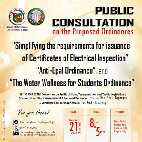 baguio ordinances|Ordinances on Youth and Education .